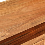 vidaXL Meuble TV 110x30x40 cm Bois massif de manguier
