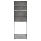 vidaXL Meuble pour machine à laver Gris béton 64x24x190 cm