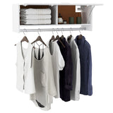 vidaXL Garde-robe gris béton 100x32,5x35 cm bois d'ingénierie