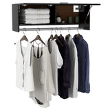 vidaXL Garde-robe gris béton 100x32,5x35 cm bois d'ingénierie
