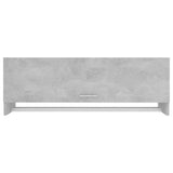 vidaXL Garde-robe gris béton 100x32,5x35 cm bois d'ingénierie