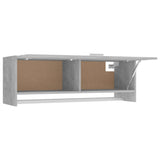 vidaXL Garde-robe gris béton 100x32,5x35 cm bois d'ingénierie