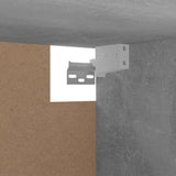 vidaXL Garde-robe gris béton 100x32,5x35 cm bois d'ingénierie