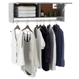 vidaXL Garde-robe gris béton 100x32,5x35 cm bois d'ingénierie