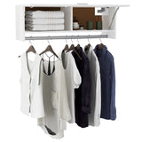 vidaXL Garde-robe gris béton 100x32,5x35 cm bois d'ingénierie