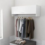 vidaXL Garde-robe gris béton 100x32,5x35 cm bois d'ingénierie