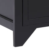 vidaXL Meuble TV Blanc 108x30x40 cm Bois de Paulownia solide
