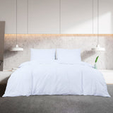 vidaXL Ensemble de housse de couette Blanc 200x220 cm Coton