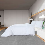 vidaXL Ensemble de housse de couette Blanc 200x220 cm Coton