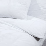 vidaXL Ensemble de housse de couette Blanc 200x220 cm Coton