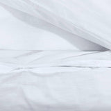 vidaXL Ensemble de housse de couette Blanc 200x220 cm Coton