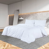 vidaXL Ensemble de housse de couette Blanc 200x220 cm Coton