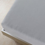 vidaXL Draps-housses Jersey 2 pcs Blanc 160x200 cm Coton
