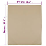 vidaXL Draps-housses Jersey 2 pcs Blanc 160x200 cm Coton