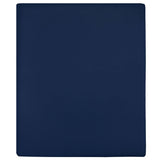 vidaXL Draps-housses Jersey 2 pcs Blanc 160x200 cm Coton (plusieurs options disponibles)