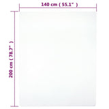 vidaXL Draps-housses Jersey 2 pcs Blanc 160x200 cm Coton