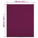 vidaXL Draps-housses Jersey 2 pcs Blanc 160x200 cm Coton
