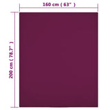 vidaXL Draps-housses Jersey 2 pcs Blanc 160x200 cm Coton