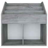vidaXL Porte-revue pour enfants Gris et chêne sonoma Bois d’ingénierie