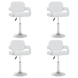 vidaXL Chaises à manger pivotantes lot de 2 noir similicuir