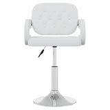 vidaXL Chaises à manger pivotantes lot de 2 noir similicuir