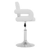 vidaXL Chaises à manger pivotantes lot de 2 noir similicuir