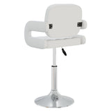 vidaXL Chaises à manger pivotantes lot de 2 noir similicuir