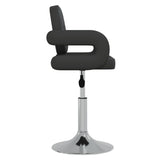 vidaXL Chaises à manger pivotantes lot de 2 noir similicuir
