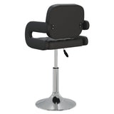 vidaXL Chaises à manger pivotantes lot de 2 noir similicuir