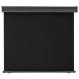 vidaXL Auvent latéral de balcon 175x250 cm Gris