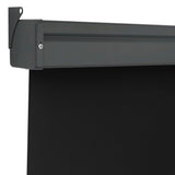 vidaXL Auvent latéral de balcon 175x250 cm Gris