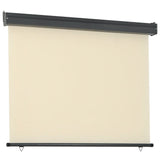 vidaXL Auvent latéral de balcon 175x250 cm Gris