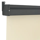 vidaXL Auvent latéral de balcon 175x250 cm Gris