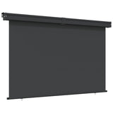 vidaXL Auvent latéral de balcon 175x250 cm Gris