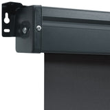vidaXL Auvent latéral de balcon 175x250 cm Gris