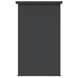 vidaXL Auvent latéral de balcon 175x250 cm Gris