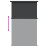 vidaXL Auvent latéral de balcon 175x250 cm Gris