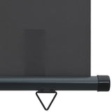 vidaXL Auvent latéral de balcon 175x250 cm Gris