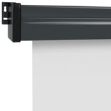 vidaXL Auvent latéral de balcon 175x250 cm Gris