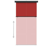 vidaXL Auvent latéral de balcon 175x250 cm Gris