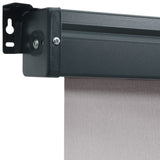 vidaXL Auvent latéral de balcon 175x250 cm Gris