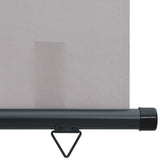 vidaXL Auvent latéral de balcon 175x250 cm Gris