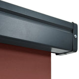 vidaXL Auvent latéral de balcon 175x250 cm Gris