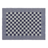 vidaXL Serviettes de cuisine 10 pcs bleu et blanc 50x70 cm coton