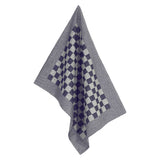 vidaXL Serviettes de cuisine 10 pcs bleu et blanc 50x70 cm coton