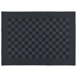 vidaXL Ensemble de serviettes 10 pcs noir et gris coton
