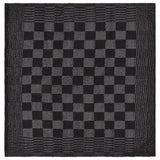 vidaXL Ensemble de serviettes 10 pcs noir et gris coton