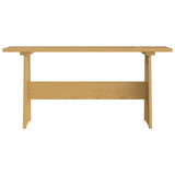 vidaXL Ensemble à manger REINE 3 pcs blanc bois de pin massif
