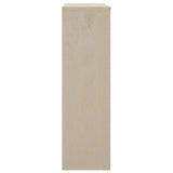 vidaXL Dessus de buffet HAMAR Gris foncé 90x30x100 cm Bois de pin