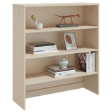 vidaXL Dessus de buffet HAMAR Gris foncé 90x30x100 cm Bois de pin